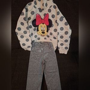 Minnie Mouse girls cute 2pc set- 5t- NWOT